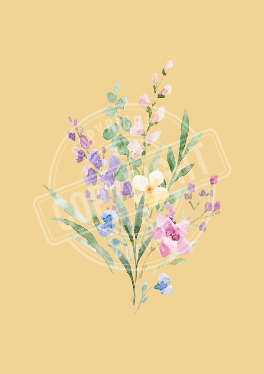 Affiche Florale 💛