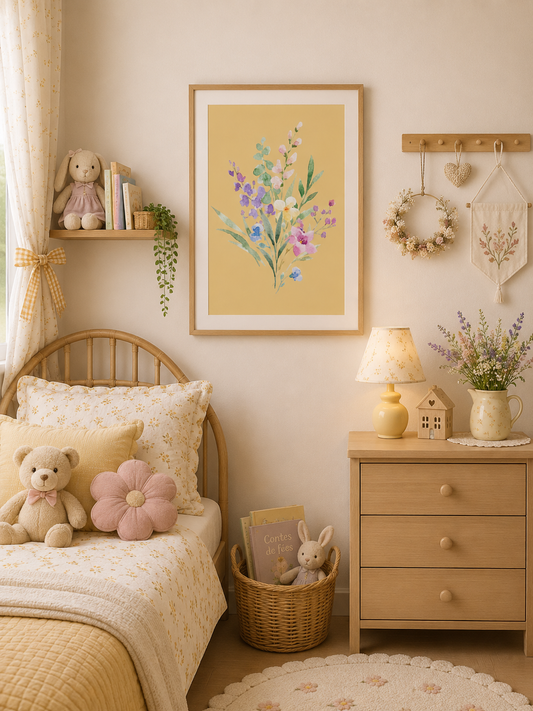 Affiche Florale 💛