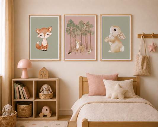 Lot 3 affiches Forêt