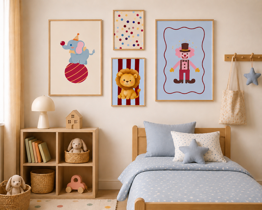 Lot 4 affiches Circus